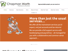 Tablet Screenshot of chapmanworth.co.uk